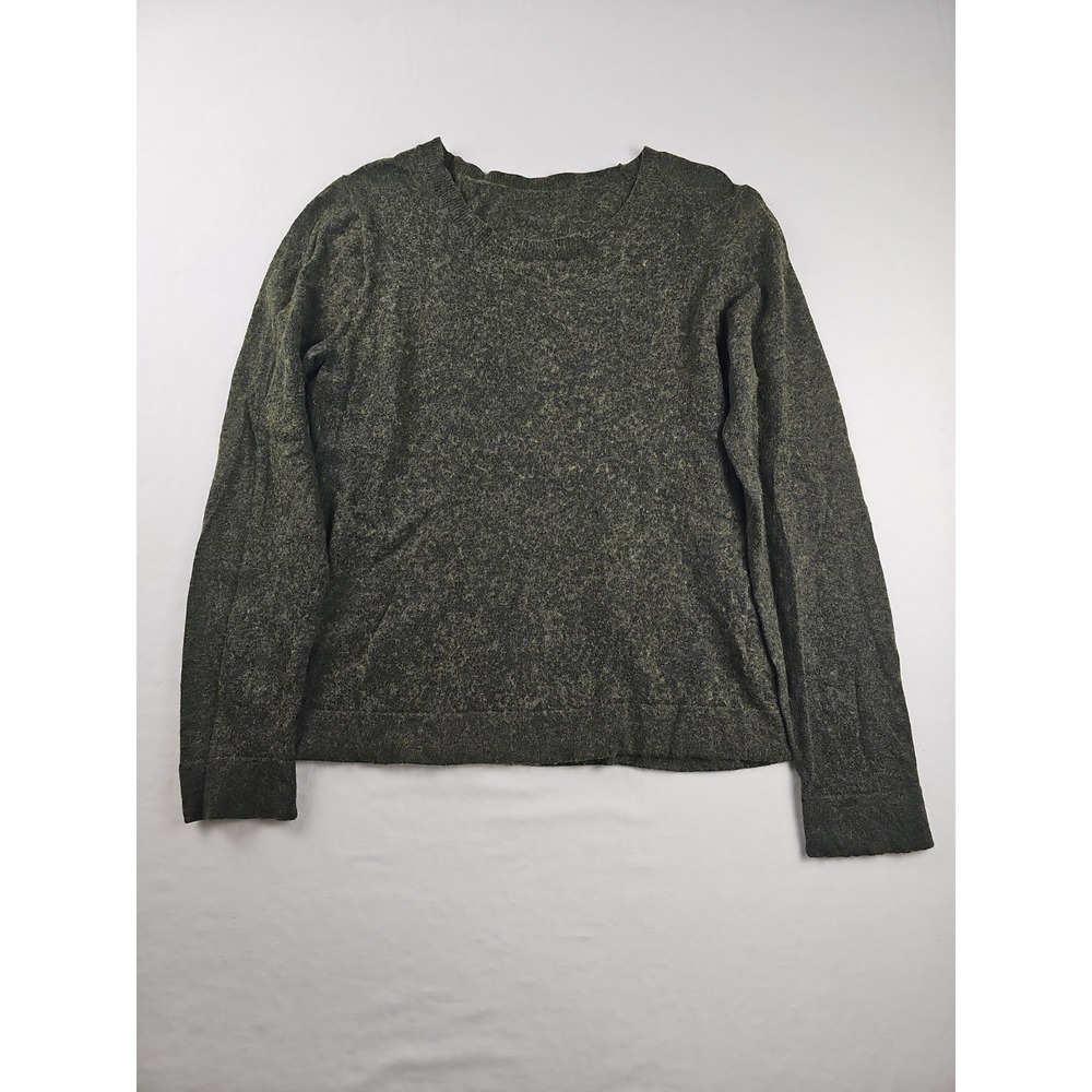 J. Crew Mercantile Wool Blend Knit Sweater Olive Green Size M
